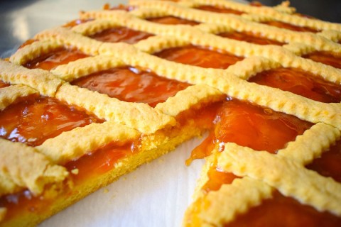 Dolce crostata fatta in casa cucina