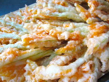 Fiori zucca fritti cucina