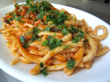 Strozzapreti frutti di mare cucina